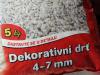 Dekorativní drť - bílá
