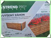 Vyvýšený záhon extra pevný - kovový (kliknout pro zvětšení) Vyvýšený záhon extra pevný - kovový